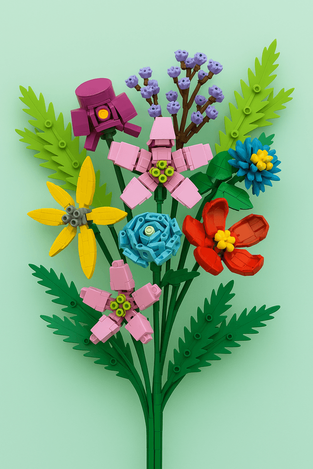 Flower Bricks Set
